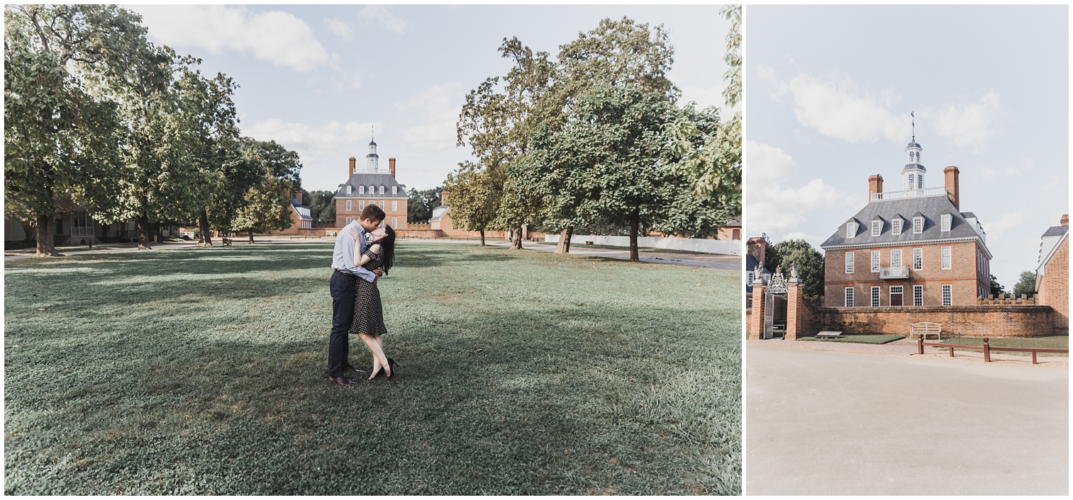 Curtis + Suzanne Colonial Williamsburg Engagement